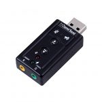 Adaptateur USB Audio Carte Son - Noir