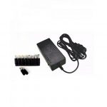 Laptop Charger + AC / DC Adapters With 8 Heads Of Plugs - Black