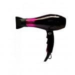 Sèche-cheveux Professionnel - 2200 W / 4 Températures Haute Puissance - Noir Et Rouge