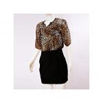 Mini Robe - Noir Panthère