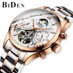 BIDEN Hommes Montres Top Marque Luxe Automatique-Mécanique-Sport