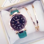Fashion Women Watches Casual Quartz Wristwatches -Green