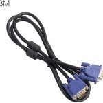 Câble VGA - 3 Mètres Câble d'Extension Vidéo Moniteur Câble Compatible Projecteur size 3M