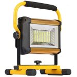 ,Projecteur Chantier LED 100W , Lampe de Travail Pour Travaux d'Atelier, Réparation De Voitures, Garage, Terrasse, Jardin [Classe énergétique A]