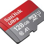 Carte Mémoire MicroSDHC Ultra 128GB avec Vitesse de Lecture Allant jusqu'à 100MB/S, Classe 10