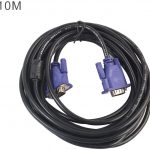 Câble VGA - 10 Mètres Câble d'Extension Vidéo Moniteur Câble Compatible Projecteur size 10M