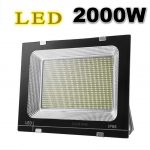 Projecteur LED,Highlight Économie D'énergie Projecteur D'extérieur À LED En Métal Verre Trempé IP66 Étanche Et Anti-déflagrant Lumière De Sécurité Lumières D'inondation (Size : 2000W)