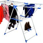 Séchoir à linge en acier PAffy, bleu et blanc OU rose et blanc