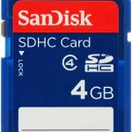 Carte mémoire SanDisk 4 Go