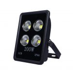 Projecteur LED, IP66 imperméabilisent les lumières de sécurité lumineuses superbes, lumière carrée de mur extérieur d'hôtel de terrain de basket-ball (Color : 200W)