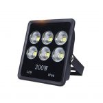 Projecteur LED, IP66 imperméabilisent les lumières de sécurité lumineuses superbes, lumière carrée de mur extérieur d'hôtel de terrain de basket-ball (Color : 300W)