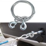 Câble De Traction Ceinture Pour Voitures Et Camions - Câble Pour Grue - 4m - 2T - Gris Argent