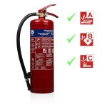 Extincteur poudre 4 kg pour feux ABC