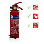 Extincteur poudre 1 kg pour feux ABC