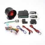 Alarme de voiture universelle système d'alarme à distance Automatique Protection antivol sécurité sirène sans clé 2 télécommande