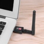adaptateur Wifi  300Mbps  USB Wifi récepteur Lan carte réseau 802.11n/b/g pour PC ordinateur de bureau