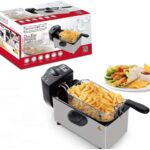 FRITEUSE ÉLECTRIQUE PROFESSIONNELLE ACIER INOXYDABLE 3 LITRES 2000 W LIGNE ROYALTY