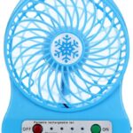 Mini Ventilateur de poche, Rechargeable USB Noir