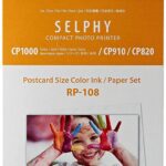 Papier de format 4R + cartouche d'encre pour Canon SELPHY Cp- 108 Papiers