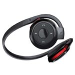 Casque d'écoute de sport sans fil Bluetooth Cootree résistant à l'eau avec microphone noir / rouge