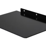 Support Mural decodeur et DVD - Acier Verre