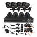Caméra de sécurité CCTV avec  8 caméras