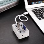 Lecteur de cartes mémoire externe haute vitesse, USB 3.0 Hub 3.0, 3 Ports, pour MS Micro SD SD MMC M2 TF