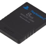 Carte Mémoire noire 8 Mo pour Playstation 2