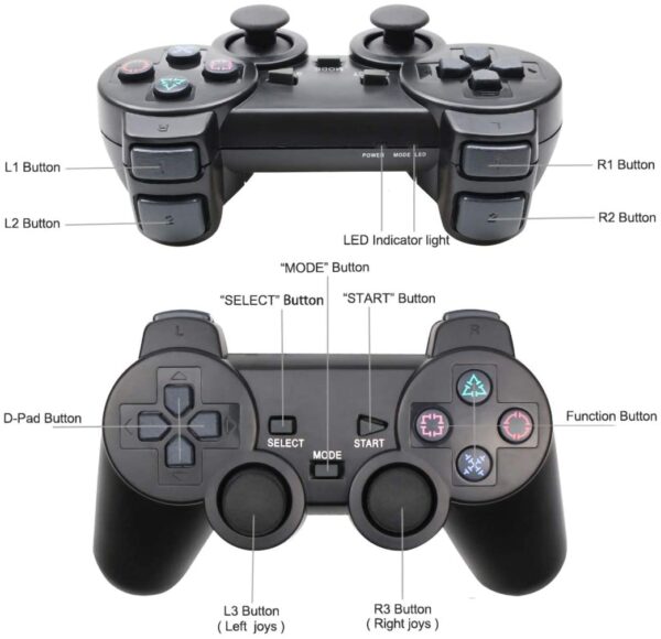Manette de Jeu sans Fil PS2 – Image 2