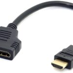 HDMI 1 mâle vers Double HDMI 2 femelle Y adaptateur de câble de répartiteur LCD LED HD TV