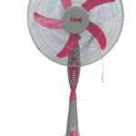 Ventilateur sur pied   3 vitesses, Ventilation puissante, Oscillation automatique, Hauteur réglable