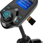 lecteur MP3 avec microphone Fente pour carte TF AUX IN / OUT Chargeur USB Kit voiture Transfert mobile Musique