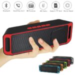 Enceinte musicale sans fil Big Bass Bluetooth V4.2 avec entrée AUX/carte SD/prise en charge USB et FM (couleur aléatoire)