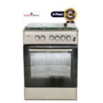 Cuisinière à Gaz - SUPER FLAME - STANDARD - SFK606040G - 4 Feux - 60 x 60 Automatique Tout option- INOX