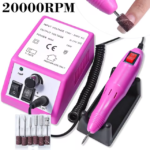 Kit de perceuse à ongles électrique professionnelle, lime à ongles, enlever le vernis, Gel, ensemble de vernis à ongles, Machine de manucure électrique