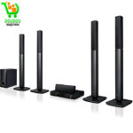 Système de cinéma maison avec lecteur DVD à 5 canaux LG, LHD457, noir