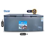 Congélateur Coffre Double - OSCAR - 758 Litres - SILVER -OSC-820