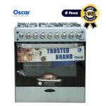 Cuisinière Oscar LUX - 6 feux - 60×76 cm