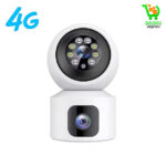V380 4MP Caméra d'intérieur 4g à double objectif PTZ Wifi Caméra PTZ à double objectif bullet Outdoor Waterproof cctv