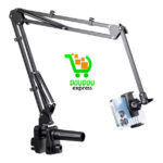 Support de téléphone en col de cygne pour lit et bureau - Bras réglable robuste