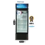 Réfrigérateur vitre WESTPOINT - Une Porte - WPFL-2423 .ET - 220 Litres - Economique en énergie - Bleu / Noir