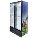 Réfrigérateur Vitrine - Oscar - Double porte - OSC-V800 - 700 litres - Noir