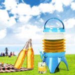 Distributeur de boissons pliable avec robinet 5,5 l