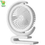VENTILATEUR RECHARGEABLE AVEC VEILLEUSE