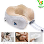 Ohio eur de cou électrique portable en forme de U, vibration initiée, opération à bouton unique, adapté au travail de voyage