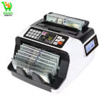 Compteur de billets de banque professionnels avec détecteur de faux billets et affichage LED multiple monnaie