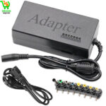 96W Chargeur Universel PC Portable 24V/ 20V/ 19V/ 18V/ 16V/ 15V/ 12V Chargeur Ordinateur Portable Universelle pour Lenovo ASUS Acer Toshiba Dell Sony Fujitsu Samsung JBL, Longueur 1,8 m