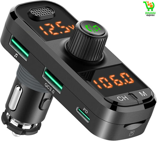 Transmetteur FM Bluetooth pour voiture