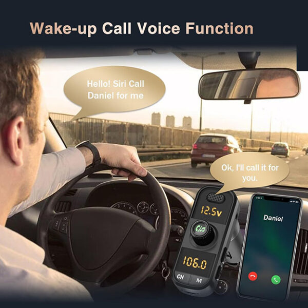 Transmetteur FM Bluetooth pour voiture – Image 3