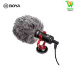 Microphone à condensateur vidéo avec câble de raccordement